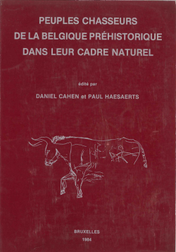 C22V1PDF CPF22V1 - Lille-Mons (1984) - Peuples chasseurs de la Belgique préhistorique  dans leur cadre naturel Daniel Cahen et Paul Haesaerts (dir.)