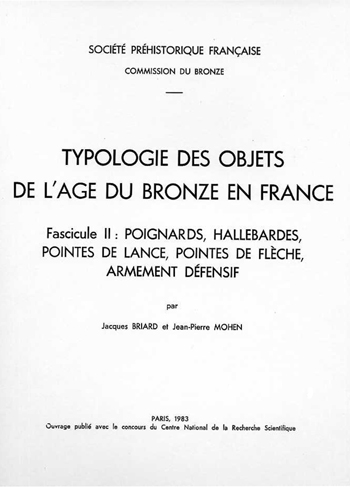 TB2 - Bronze 2 : Poignards, Pointes de lance, etc. - J. BRIARD et J.-P. MOHEN