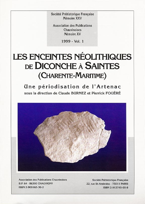 M25PDF - (1999) Les enceintes nolithiques  de Diconche  Saintes (Charente-Maritime) Une priodisation de l'Artenac Claude Burnez et Pierrick Four (dir.)