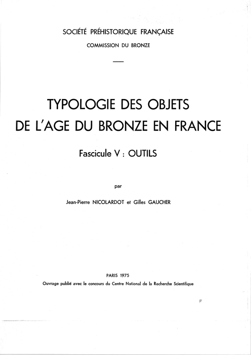 TB5PDF - Typologies des objets de l'ge du Bronze en France OUTILS Jean-Pierre Nicolardot et Gilles Gaucher