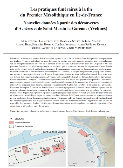 10-2026, tome 123, 3, p.427-465 - Corona et al. (2026) - Les pratiques fun�raires � la fin du Premier M�solithique en �le-de-France