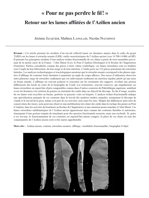 12-2026, tome 123, 3, p.399-426 - Jacquier J., Langlais M., Naudinot N. (2026) - Pour ne pas perdre le fil !