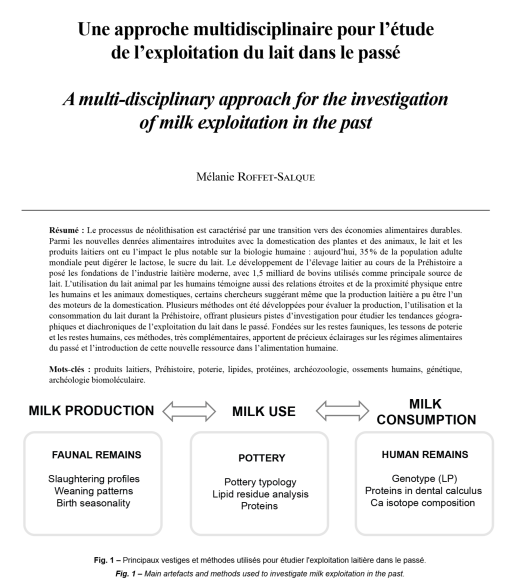 07-2026, tome 123, 2, p.233-267 - Roffet-Salque M. (2026) - Une approche multidisciplinaire pour l'étude de l'exploitation du lait dans le passé