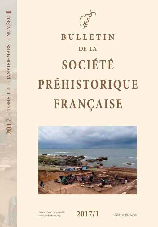 (version papier) Bulletin de la Société préhistorique française 2017