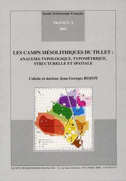 T02 - (2002) Les camps msolithiques du Tillet : analyses typologique, typomtrique, structurelle et spatiale - 	 ROZOY C. et J.-G.