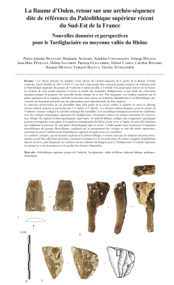 09-2026, tome 123, 3, p.359-397 -  Beauvais et al. (2026)- La Baume d'Oulen