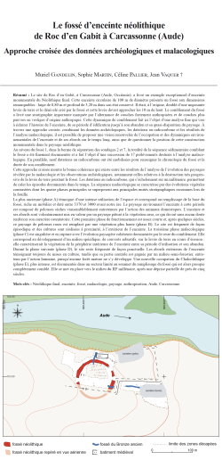 11-2026, tome 123, 3, p.467-492 - Gandelin et al. (2026) - Le foss� d�enceinte n�olithique de Roc d�en Gabit � Carcassonne (Aude)