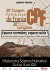 Appel  proposition de sessions, CPF 2026 : Espaces contraints, espaces subis ? Les territoires prhistoriques  lpreuve du milieu physique