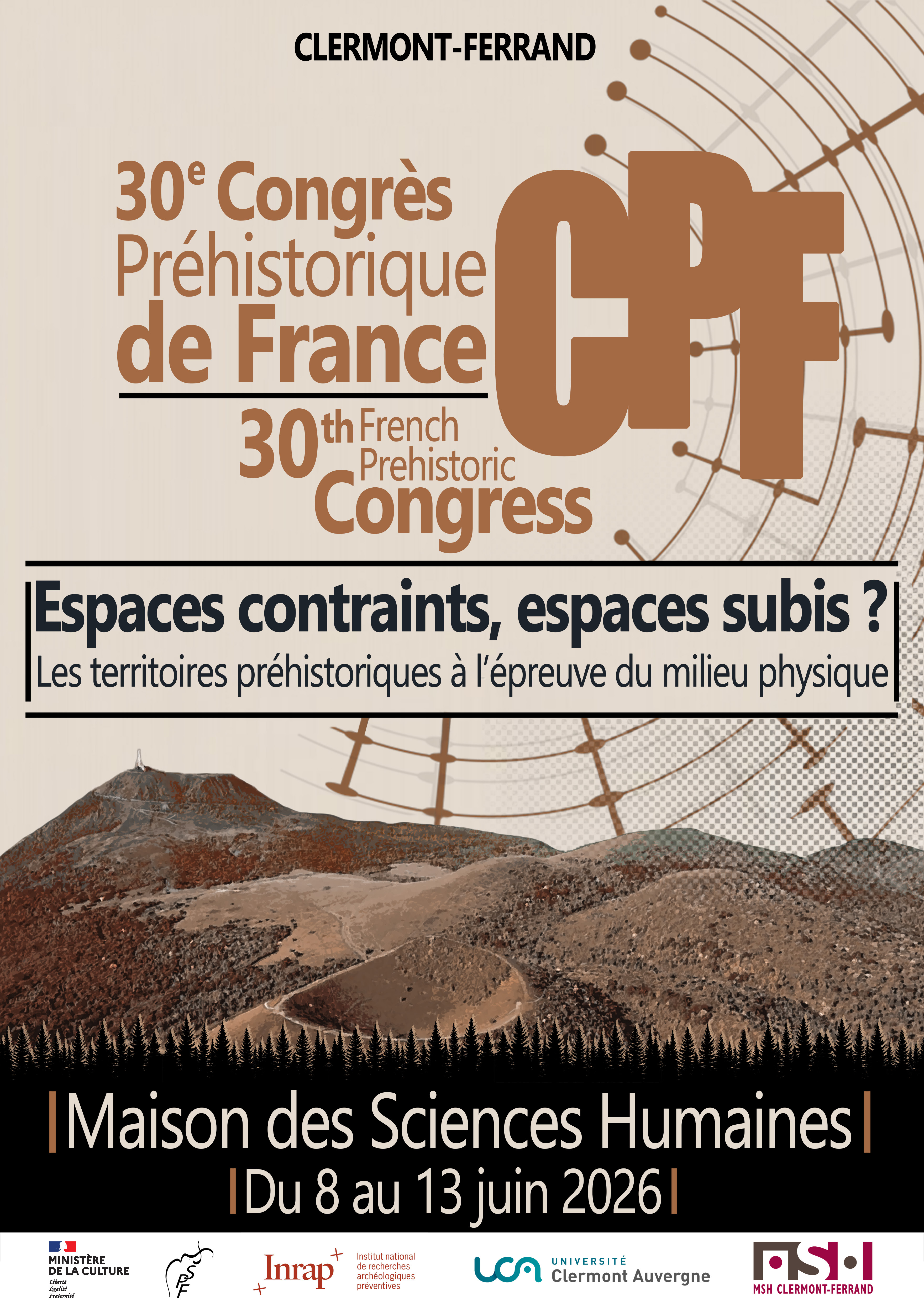 Appel  proposition de sessions, CPF 2026 : Espaces contraints, espaces subis ? Les territoires prhistoriques  lpreuve du milieu physique